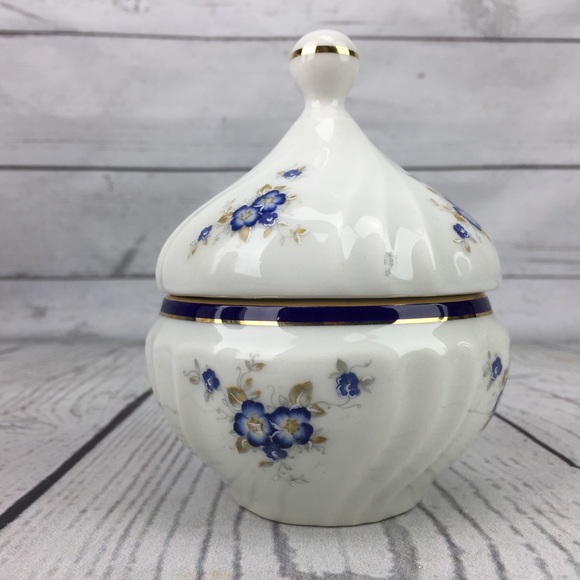 Perugina Aurora Jar Trinket Box Porcelain Florence - Picture 2 of 9